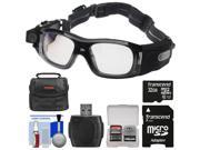 Coleman VisionHD G5HD SPORT 1080p HD Waterproof POV Sports Safety Goggles with 32GB Card Case Reader Kit