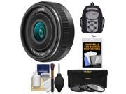 Panasonic Lumix G 14mm f 2.5 II Lens with Case 3 UV CPL ND8 Filters Accessory Kit