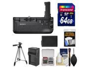 Sony VG C2EM Vertical Battery Grip for Alpha A7 II Camera with 64GB Card Battery Charger Accessory Kit