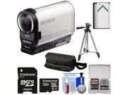 Sony Action Cam HDR AS200V Wi Fi HD Video Camera Camcorder with 32GB Card Battery Case Tripod Kit