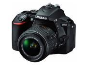 Nikon D5500 Wi Fi Digital SLR Camera 18 55mm VR DX Lens Black
