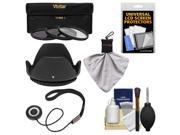 Essentials Bundle for Canon EF 35mm f 2 IS USM Lens with 3 UV CPL ND8 Filters Hood Accessory Kit