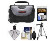 Precision Design PD C15 Digital Camera Camcorder Case with Tripod Cleaning Accessory Kit