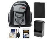 Precision Design PD MBP ILC Digital Camera Mini Sling Backpack with NP FW50 Battery Charger Accessory Kit