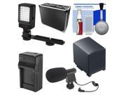 Essentials Bundle for Canon Vixia HF G20 G30 Camcorder with Case LED Light Bracket Mic BP 820 Battery Charger Accessory Kit