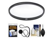 Precision Design 72mm UV Glass Filter with DSLR Camera Lens Cleaning Kit