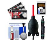 Cleaning Kit Essential Bundle with Blower Fluid LensPen LCD Cloth for ILC DSLR Camera