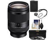 Sony Alpha E Mount FE 24 240mm f 3.5 6.3 OSS Zoom Lens with 3 UV CPL ND8 Filters Battery Kit