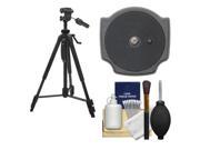 Precision Design PD 58PVTR 58 Photo Video Tripod with Case with Extra Quick Release Plate Cleaning Kit