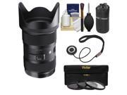 Sigma 18 35mm f 1.8 Art DC HSM Zoom Lens for Canon EOS Cameras with Pouch 3 UV CPL ND8 Filters Kit