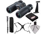 Nikon Monarch 7 10x30 ED ATB Waterproof Fogproof Binoculars with Case Harness Tripod Adapter Monopod Kit