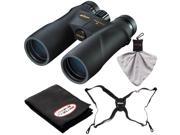 Nikon Prostaff 5 10x50 ATB Waterproof Fogproof Binoculars with Case Easy Carry Harness Cleaning Cloth Kit