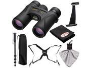 Nikon Prostaff 7S 10x42 ATB Waterproof Fogproof Binoculars with Case Harness Tripod Adapter Monopod Kit