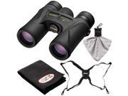 Nikon Prostaff 7S 8x30 ATB Waterproof Fogproof Binoculars with Case Easy Carry Harness Cleaning Cloth Kit