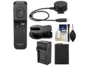 Sony RMT VP1K Wireless Remote Shutter Controller with NP FW50 Battery Charger Cleaning Kit