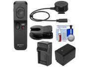 Sony RMT VP1K Wireless Remote Shutter Controller with NP FV70 Battery Charger Cleaning Kit