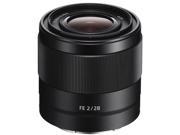 Sony Alpha E Mount FE 28mm f 2 Lens with Filter Battery Accessory Kit