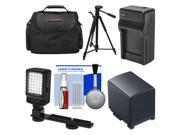 Essentials Bundle for Canon Vixia HF G20 G30 Camcorder with Case LED Light Bracket BP 820 Battery Charger Tripod Accessory Kit