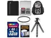 Essentials Bundle for Panasonic DMC G6 Digital Camera with 32GB Card Backpack DMW BLC12 Battery Flex Tripod UV Filter Kit