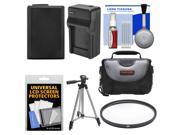 Essentials Bundle for Sony Alpha A5000 A6000 Digital Camera 16 50mm Lens with Case NP FW50 Battery Charger Tripod Filter Kit