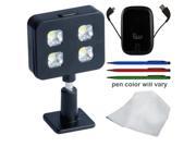 Zuma LED Video Light Flash for Smartphones with Power Pack 3 Stylus Pens Kit
