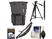 Thule TCDK 101 Covert DSLR Camera Laptop Tablet Rolltop Backpack Case with Tripod Strap Kit