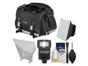 Canon 200DG Digital SLR Camera Case Gadget Bag with Flash Soft Box Reflector Kit