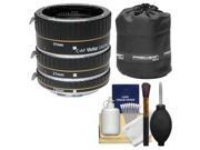 Vivitar Macro Extension Tube Set for Canon EOS Cameras with Pouch Kit