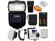 Canon Speedlite 430EX III-RT Flash with Bracket & Cord + Soft Box + Batteries & Charger + Kit Canon Speedlite 430EX III-RT Flash with Bracket & Cord + Soft Box + Batteries & Charger + Kit
