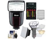 Nissin Digital Di700A Wireless Zoom Flash for Sony Alpha with Soft Box Diffuser Bouncer Batteries Charger Kit