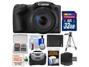 Canon PowerShot SX420 IS Wi Fi Digital Camera Black with 32GB Card Case Battery Tripod Kit