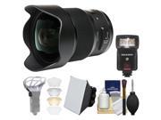 Sigma 20mm f 1.4 Art DG HSM Lens for Nikon Digital SLR Cameras with Flash Soft Box Diffuser Bouncer Kit