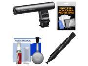 Sony ECM GZ1M Shotgun Zoom Microphone with LCD Cleaning Kit