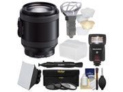 Sony Alpha E Mount 18 200mm f 3.5 6.3 OSS PZ Zoom Lens with Flash Soft Box Bouncer 3 Filters Kit for A7 A7R A7S Mark II A5100 A6000 A6300