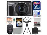 Canon PowerShot SX720 HS Wi Fi Digital Camera with 32GB Card Case Battery Flex Tripod Sling Strap Kit