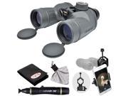 Fujifilm Fujinon Polaris 7x50 FMTRC SX Waterproof Fogproof Binoculars with Compass with Smartphone Adapter LensPen Cleaning Kit