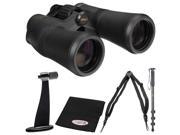 Nikon Aculon A211 10x50 Binoculars with Case with Harness Strap Tripod Adapter Monopod FogKlear Cloth Kit