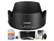 Canon EW 73D Lens Hood for EF S 18 135mm f 3.5 5.6 IS USM with 3 UV CPL ND8 Filters Diffuser Filter Set Kit