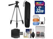 Precision Design 50 PD 50PVTR Compact Travel Tripod with 32GB Card Flash Diffuser Set Kit