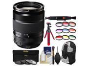 Fujifilm 18 135mm f 3.5 5.6 XF R LM OIS WR Zoom Lens with 3 UV CPL ND8 9 Colored Filters Backpack Tripod Kit