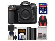 Nikon D500 Wi Fi 4K Digital SLR Camera Body with 64GB Card Backpack Battery Kit