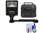 Vivitar SF 3000 Digital Slave Flash Bracket with Case Cleaning Kit