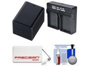 Power2000 BP 727 Rechargeable Battery Dual Charger Power Bank Kit for Canon Vixia R50 R52 R500 R60 R62 R600 R70 R72 R700 Camcorders