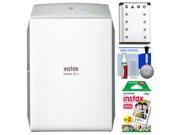 Fujifilm Instax SHARE SP 2 Instant Film Wi Fi Smartphone Printer Silver with 20 Color Prints Battery Kit
