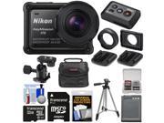 Nikon KeyMission 170 Wi Fi Shock Waterproof 4K Video Action Camera Camcorder with Remote 32GB Card Battery Case Tripod Kit