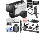 Sony Action Cam HDR AS300R Wi Fi HD Video Camera Camcorder Live View Remote Shooting Grip Tripod Action Mounts 64GB Card Battery Backpack Kit