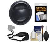 Fujifilm 52mm X Series Front Lens Cap with Sling Strap Cleaning Kit