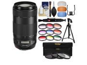 Canon EF 70 300mm f 4 5.6 IS II USM Zoom Lens with Tripod 3 UV CPL ND8 9 Color Filters Flash Diffusers Kit