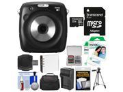Fujifilm Instax Square SQ10 Hybrid Instant Film & Digital Camera with 32GB Card + 20 Color Prints + Case + Battery & Charger + Tripod + Kit