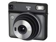 Fujifilm - 16581472 - Fujifilm Instax SQUARE SQ6 Instant Camera - Instant Film - Graphite Gray